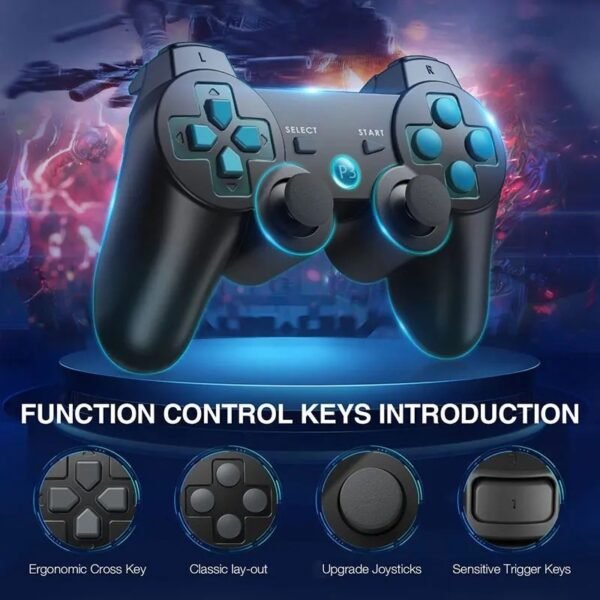 Controle de jogo bluetooth para PS3 - Image 3