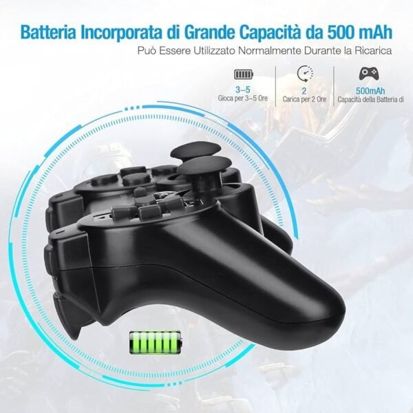 Controle de jogo bluetooth para PS3 - Image 8