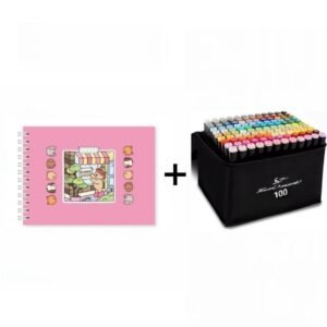 Livros de colorir e marcadores Bobbie Goods