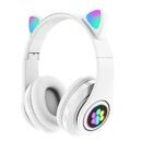 Fones de ouvido de orelha de gato