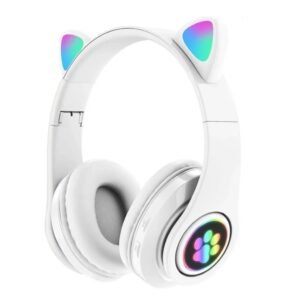 Fones de ouvido de orelha de gato
