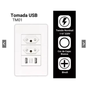 Tomada de parede universal