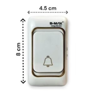 Campainha sem fio alimentada por bateria