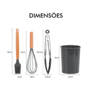 Utensílios de cozinha 12 peças