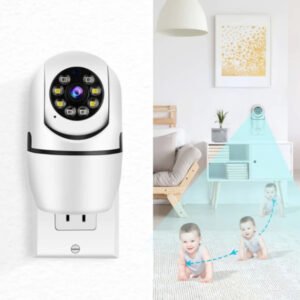 Câmera de vigilância Wi-Fi | Rotação 360° | Função de visão noturna