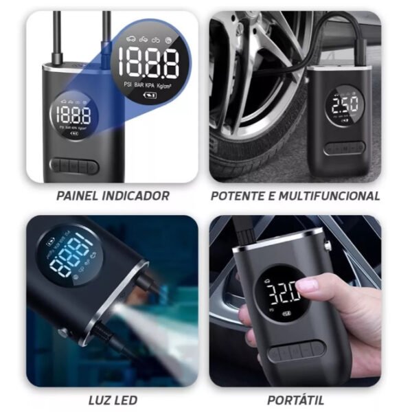 Bomba de ar portátil para carro - Image 5