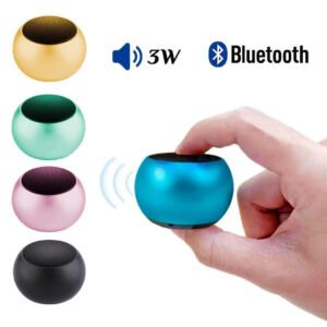 Caixa de som bluetooth com canhão de aço pequeno