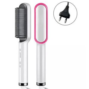 Secador de cabelo anti-frizz e pente alisador 3 em 1