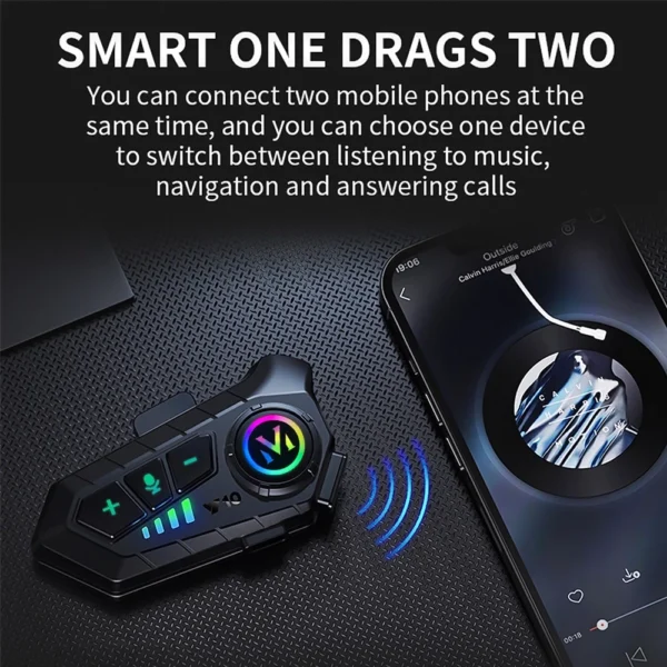 Fone de ouvido Bluetooth para capacete - Image 3