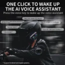 Fone de ouvido Bluetooth para capacete