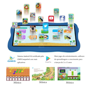 Tablet inteligente para crianças