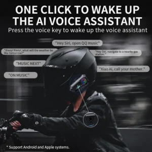 Fone de ouvido Bluetooth para capacete