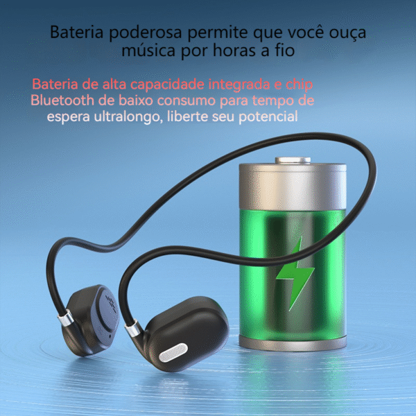 Fone de ouvido bluetooth sem fio de condução óssea - Image 6