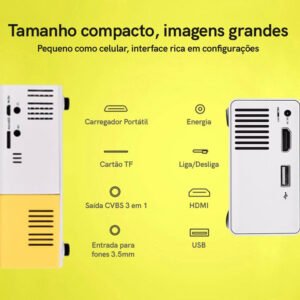 Mini Projetor 1080p