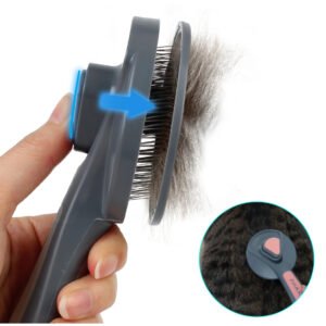 Escova para remoção de pelos de animais