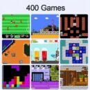Console single-player com 400 jogos