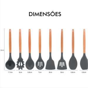 Utensílios de cozinha 12 peças
