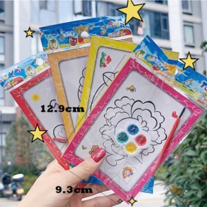 Livro de rabiscos para pintura infantil
