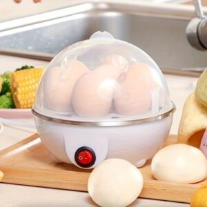 Cozedor de Ovos Elétrico Portátil Cozinha à Vapor 110V/220V