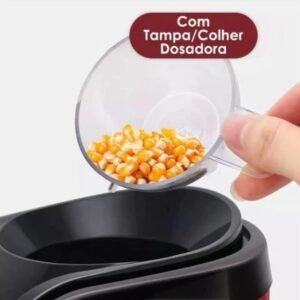 Máquina de pipoca sem óleo