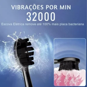 Escova de dentes elétrica IPX7