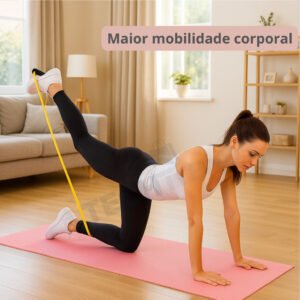 Faixa elástica + corda de resistência