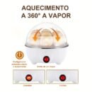 Cozedor de Ovos Elétrico Portátil Cozinha à Vapor 110V/220V
