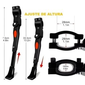 Apoios para os pés de alumínio para bicicletas
