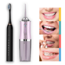 Irrigador oral + escova de dentes elétrica