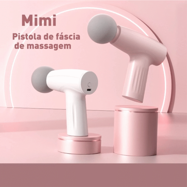 Mini pistola elétrica de massagem muscular