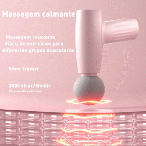 Mini pistola elétrica de massagem muscular