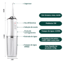 Irrigador oral + escova de dentes elétrica