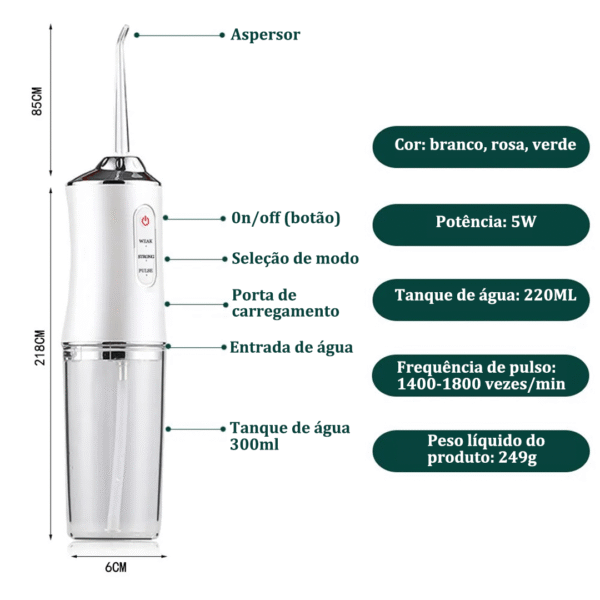 Irrigador oral + escova de dentes elétrica - Image 11