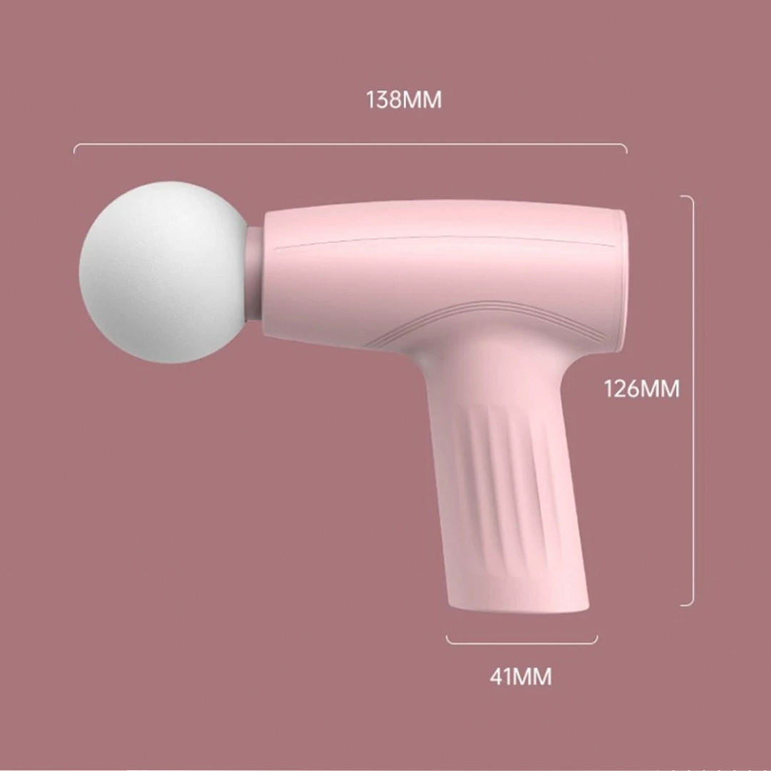 Mini pistola elétrica de massagem muscular